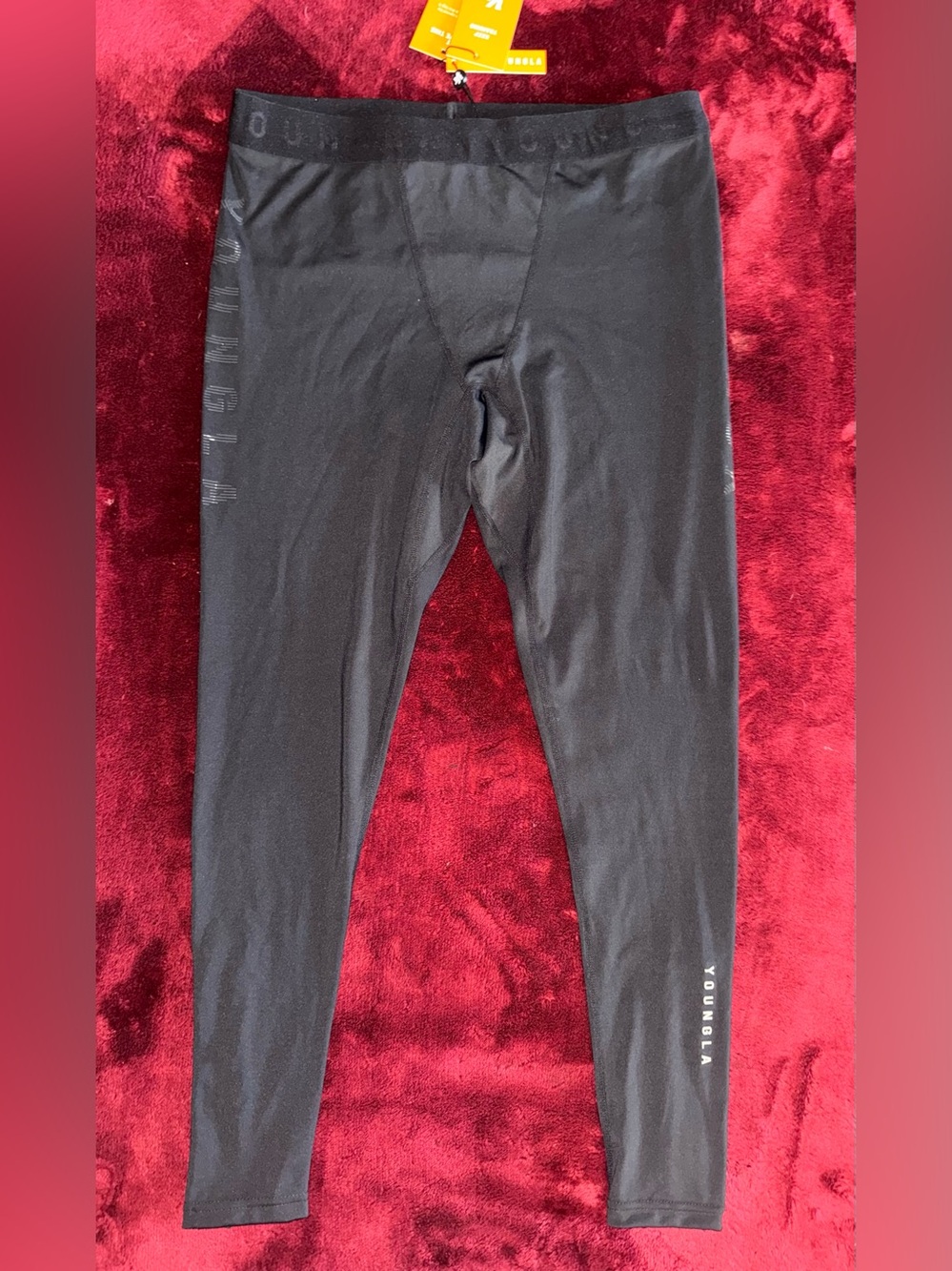 Men's YoungLA 223 Blitz Compression Leggings, NWT, L,